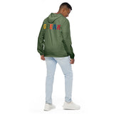 GEEAH An All-Weather Camo Green Windbreaker