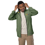 GEEAH An All-Weather Camo Green Windbreaker