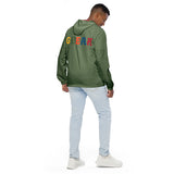 GEEAH An All-Weather Camo Green Windbreaker