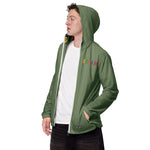 GEEAH An All-Weather Camo Green Windbreaker