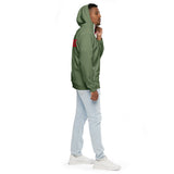 GEEAH An All-Weather Camo Green Windbreaker