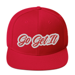BIG Red Script Snapback Hat (Multiple Flavors)