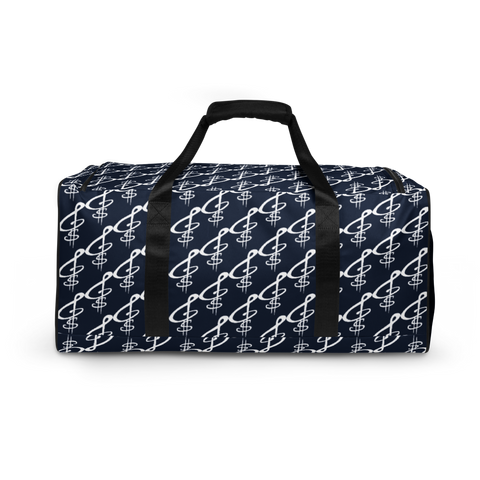 All-Over Print Navy Duffle