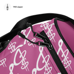 All-Over Print Fuchsia Duffle