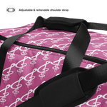 All-Over Print Fuchsia Duffle