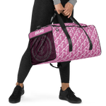 All-Over Print Fuchsia Duffle