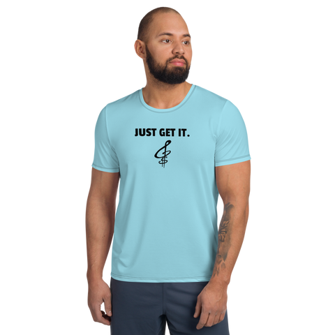 Just Get It. MaxDri Tee (Bio Hack Blu)