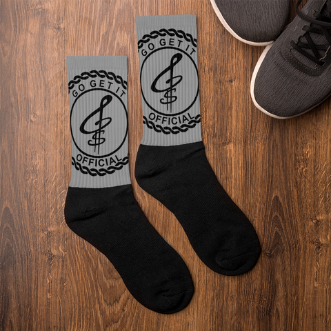 Classic Official Socks Grey/Black