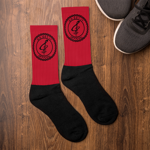 Official Socks Red/Black