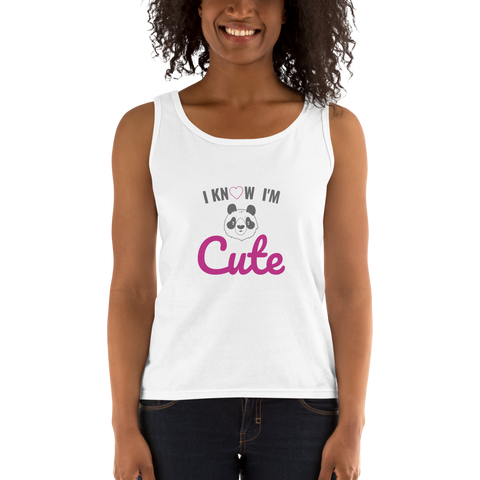 Cute Ladies' Tanks (Black & White)